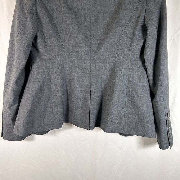 The Limited Blazer Women's 4 Grey 2 Button Front Polyester Suit Jacket - Picture 9 of 9